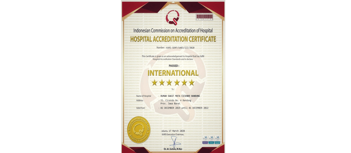 Sertifikat Akreditasi Internasional